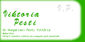 viktoria pesti business card